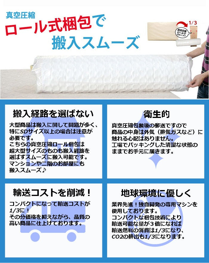 シングル 薄型ポケットコイルマットレス Brise 厚み10cm 通気性 3Dメッシュ マットレス単品