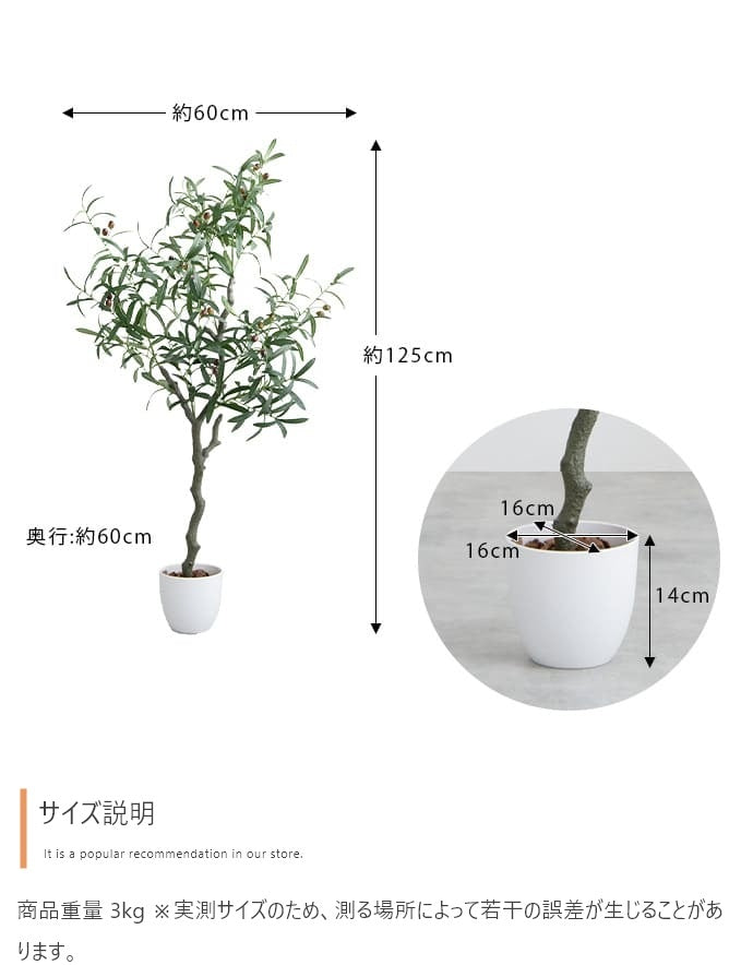 観葉植物 フェイクグリーン 光触媒 高さ125cmタイプ