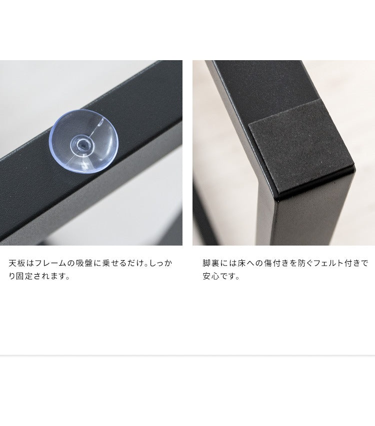 大理石柄 セラミック素材 ダイニングテーブル 130x80cm 鏡面テーブル単品 スチールフレーム 重厚感 スタイリッシュ