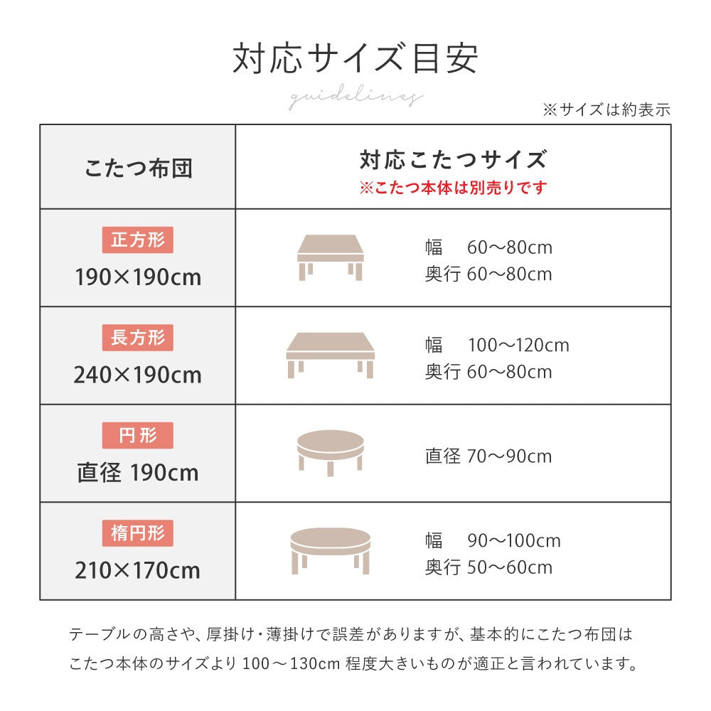 こたつ布団 190×240cm ぽこぽこ ラビットファー調 薄掛け 洗える おしゃれ 長方形
