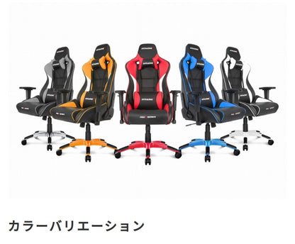 ゲーミングチェア Pro-X V2 ハイグレードモデル AKRacing 4Dアジャスタブルアームレスト 180度フルフラットリクライニング 3年保証