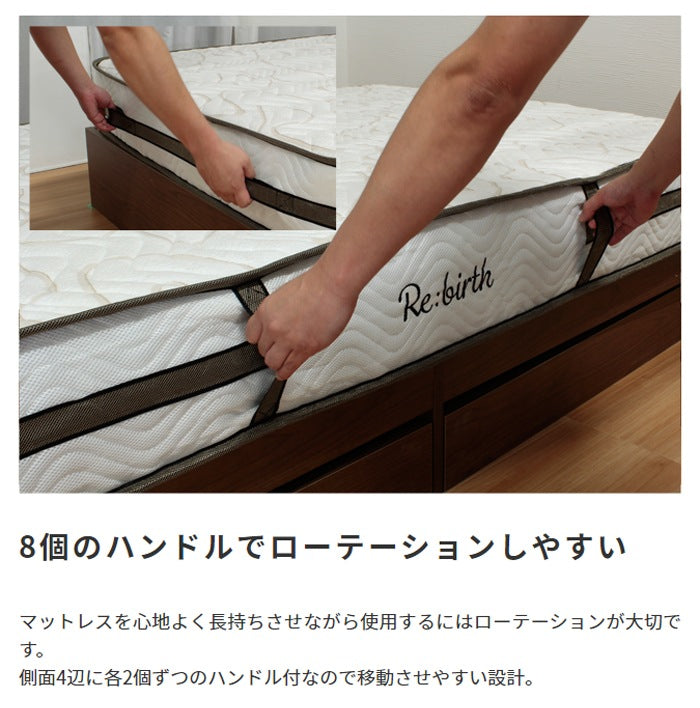 シングル ポケットコイルマットレス Excellent Complete 高密度コイル 高耐久 快眠 硬め