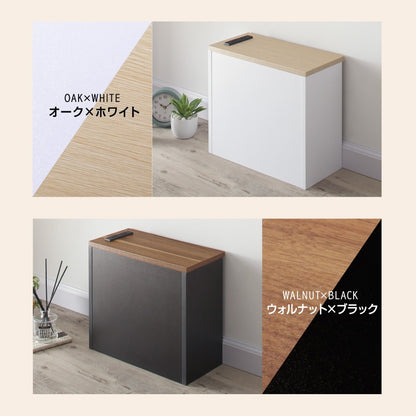 サイドテーブルになる ケーブル / コンセントタップ / ルーター収納_PLUGGタイプ