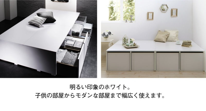 シングルベッド+マットレスセット チェストベッド 大容量収納ベッド 薄型ボンネルコイルマットレス ハイタイプ 引き出し4杯