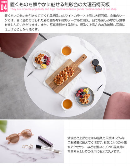 ダイニング3点セット カフェテーブルセット（テーブル＋チェアx2）