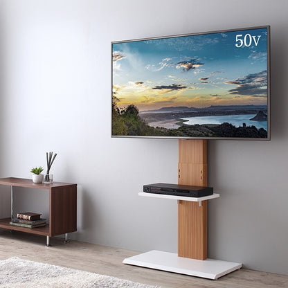 テレビ台 壁寄せテレビスタンド テレビボード シンプル 壁掛け風に 32-50インチ対応 省スペース