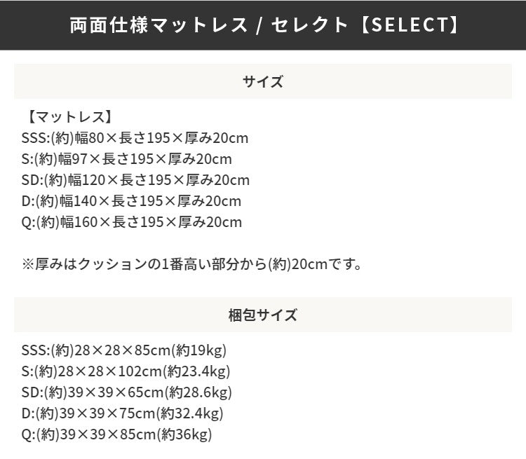シングルベッド + リバーシブルマットレスセット 硬め／柔らかめ コンセント付き 棚付き 収納スペース