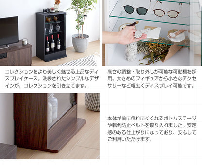 コレクションケース 幅46cm ガラス扉 ディスプレイケース ショーケース