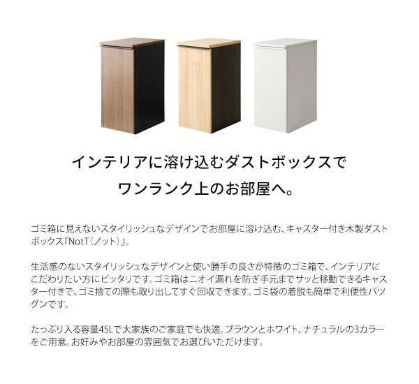ゴミ箱に見えないゴミ箱 45L ダストボックス 引出しタイプ 幅30cm