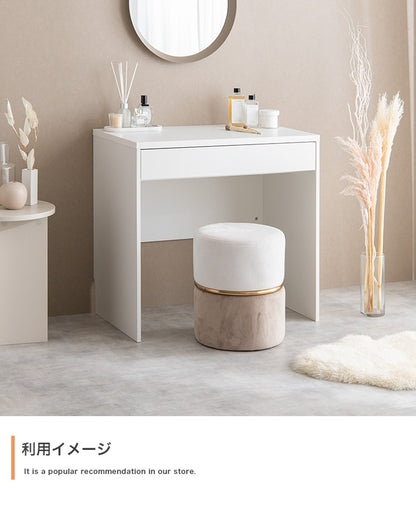 シンプルデスク 机 コンセント付き USBポート付き 幅80cm