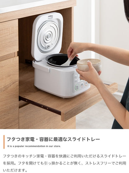 レンジ台 ステンレス天板 ノイズレス 幅90cm 作業台 キッチン収納