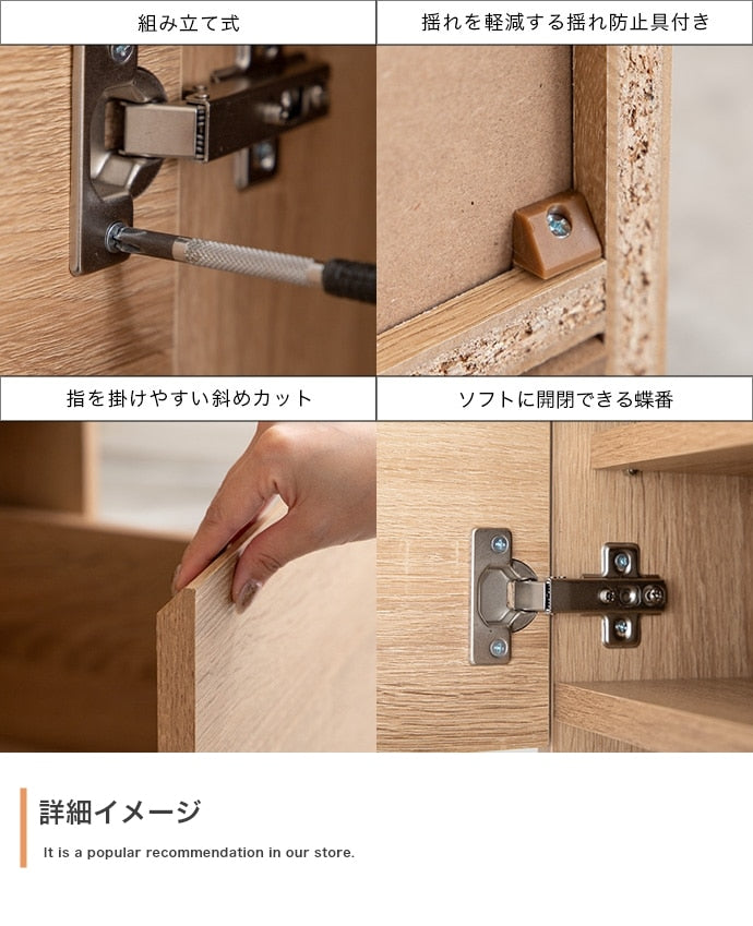 食器棚 ステンレス天板 スタイリッシュ 幅90cm キッチン収納 スライドトレー