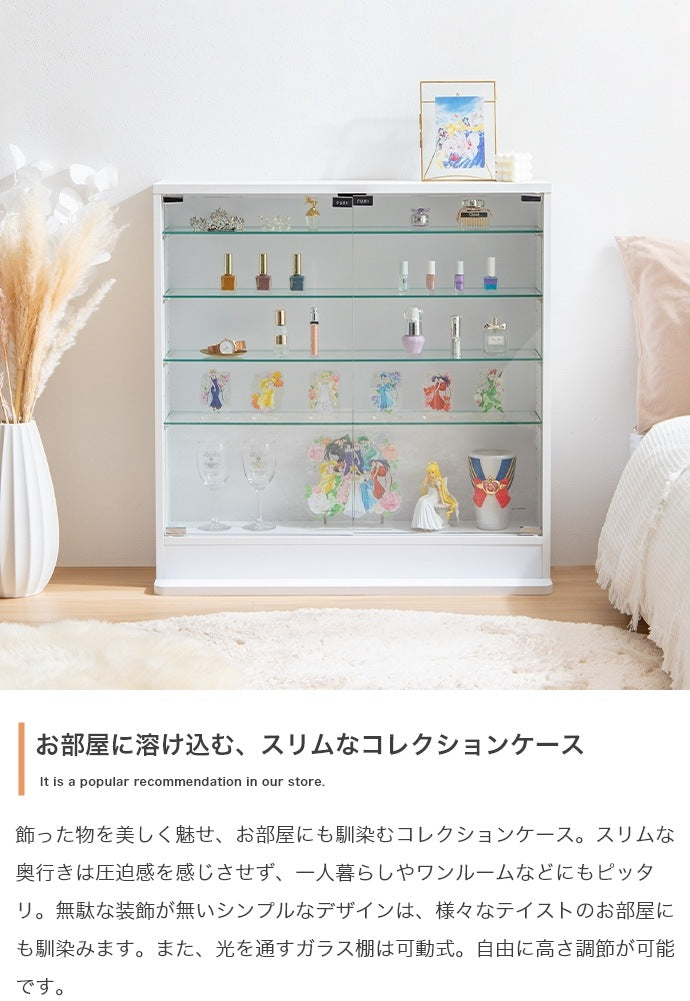 コレクションケース ショーケース 幅80cm ディスプレイ 内寸奥行28cm