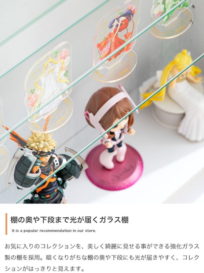 コレクションケース ショーケース 幅80cm ディスプレイ 内寸奥行28cm