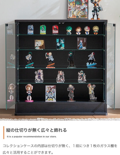 コレクションケース ショーケース 幅80cm ディスプレイ 内寸奥行28cm
