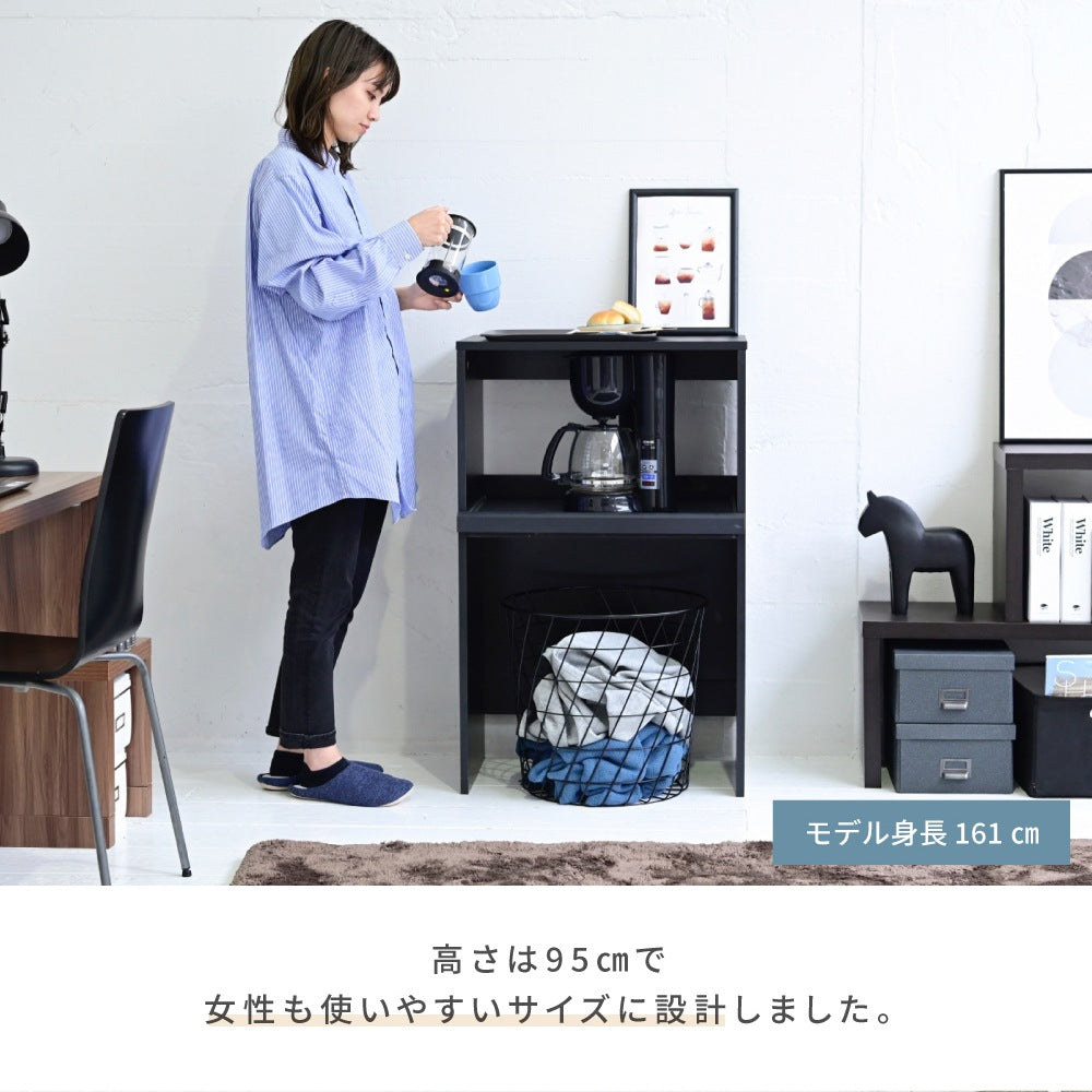 ゴミ箱上 スペース活用 レンジラック 幅60.5m キッチン収納 キッチンラック 棚