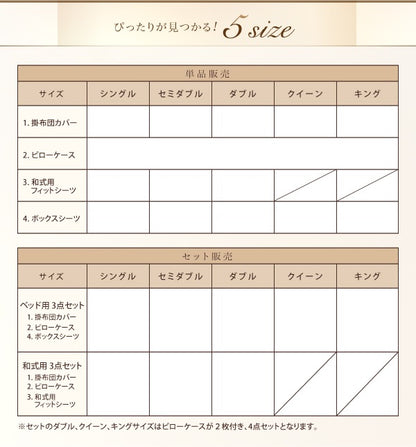 和式用 シングル 3点セット（掛布団カバー + 和式用フィットシーツ + 枕カバー） 贅沢仕立てのとろけるカバーリング gran プレミアムマイクロファイバー