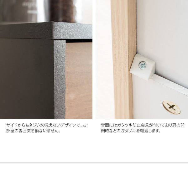 キャスター移動できる 棚のような ゴミ箱 45L ダストボックス スタイリッシュ
