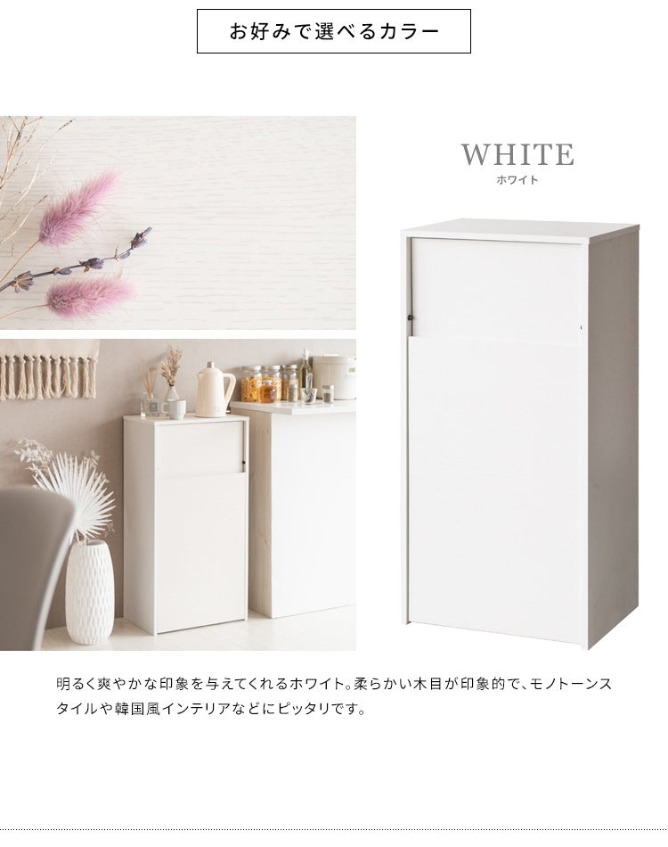 キャスター移動できる 棚のような ゴミ箱 45L ダストボックス スタイリッシュ