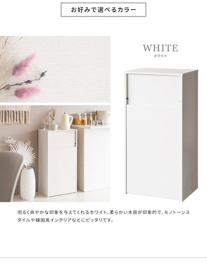 キャスター移動できる 棚のような ゴミ箱 45L ダストボックス スタイリッシュ