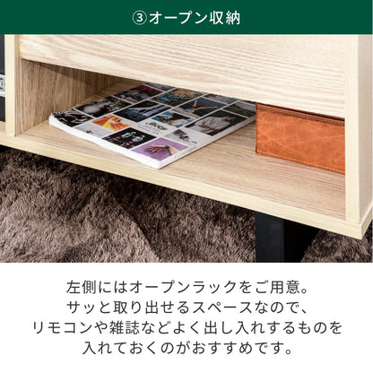 和モダンｘブラックガラス 昇降 リフティングテーブル 幅80cm ローテーブル PC作業 在宅ワーク