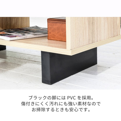 和モダンｘブラックガラス 昇降 リフティングテーブル 幅80cm ローテーブル PC作業 在宅ワーク