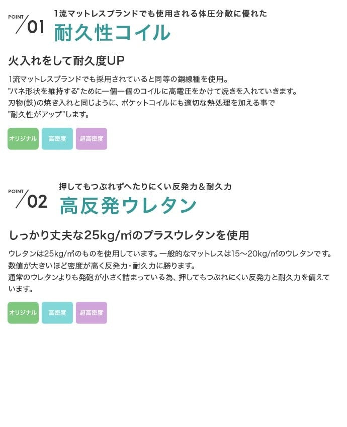 シングルベッド + マットレスセット 2口コンセント付き ポケットコイル すのこベッド シンプルベッド