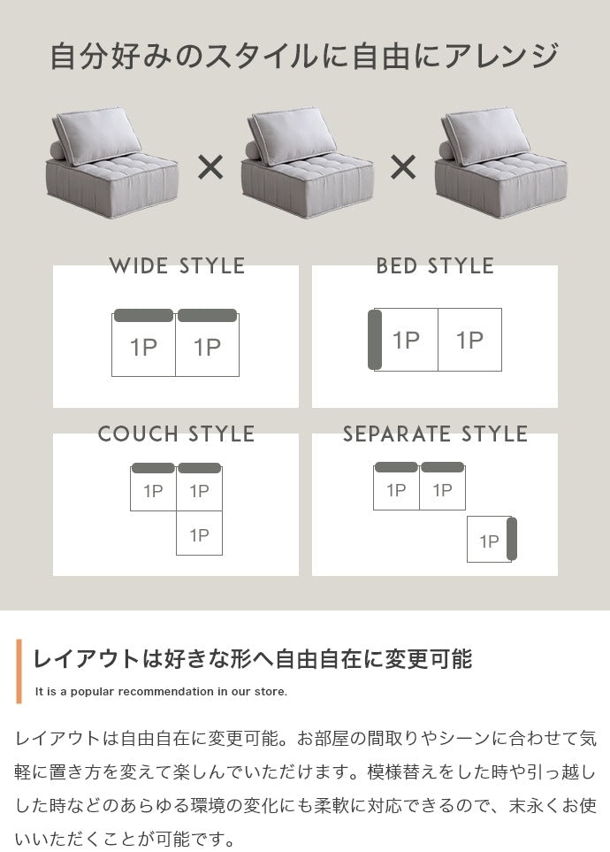1人掛け ローソファ 単品 ポケットコイル 幅76cm オールシーズン