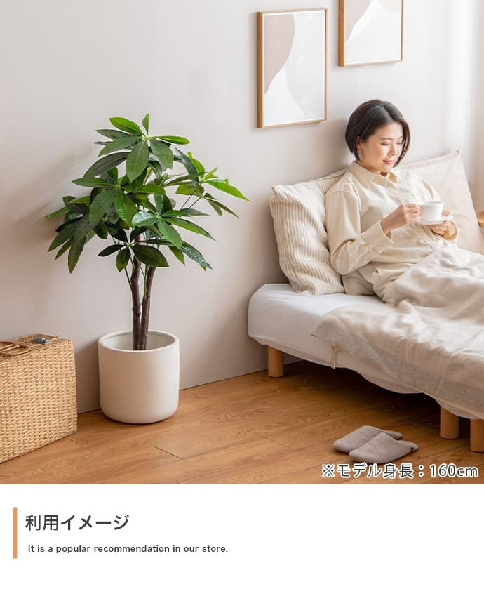 人工観葉植物 フェイクグリーン 光触媒 パキラ 高さ90cm