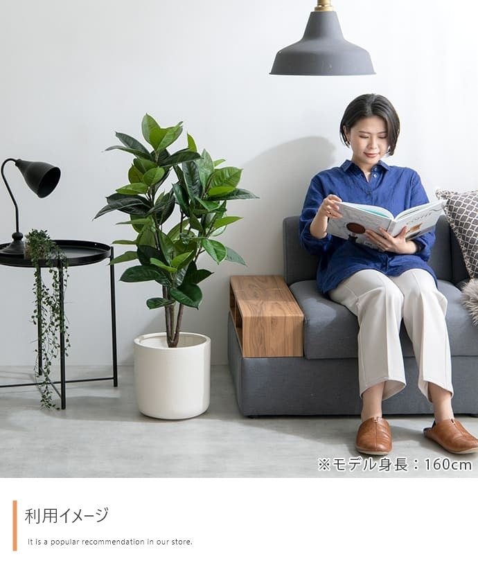 観葉植物 フェイクグリーン 光触媒 ゴムの木 高さ95cm