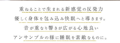 シングル 3層ポケットコイルマットレス 分割可能 マットレス単品 メモリーフォーム 2年保証 オーガニックコットン 極厚ウレタン 低反発