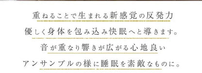 ダブル 3層ポケットコイルマットレス 分割可能 マットレス単品 メモリーフォーム 2年保証 オーガニックコットン 極厚ウレタン 低反発