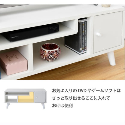テレビ台 32型対応 コンパクト 幅80cm 脚付き ワンルーム 寝室