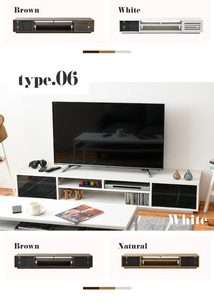 組み合わせ色々 テレビ台 大型対応 ローボード 幅150cm テレビラック 収納 ロータイプ