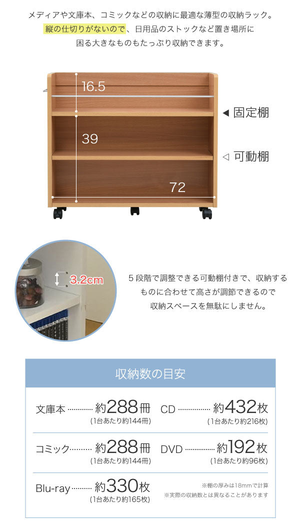 すきま収納 2個セット 押し入れ クローゼット 幅19.5cm 縦スライド 棚
