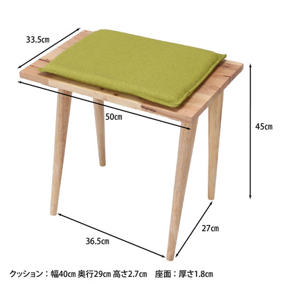 デスク + チェア 2点セット 天然木 ナチュラル 幅120cm ドリンクボルダー