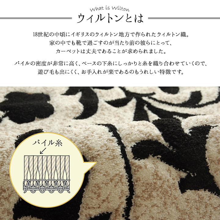 玄関マット 60x90cm トルコ製 ウィルトン織 抗菌防臭 カービング 消臭