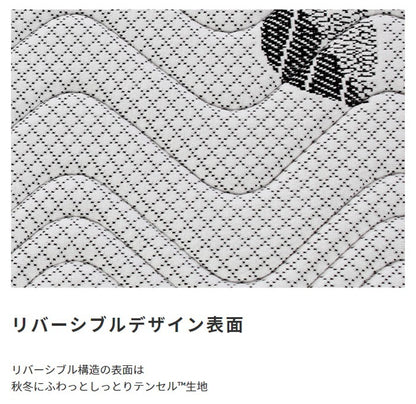 高密度 リバーシブルマットレス 快眠 7ゾーン構造 ナノテック 天然繊維 エッジサポート S／SD／D／Q オールシーズン