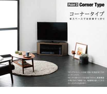 コーナーテレビボード 幅100cm レギュラータイプ 薄型 ロータイプ 隠しキャスター 収納