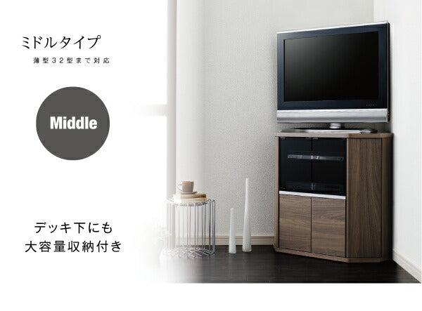 コーナーテレビボード 幅100cm レギュラータイプ 薄型 ロータイプ 隠しキャスター 収納