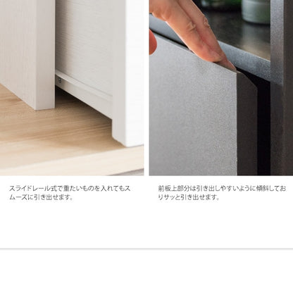 バーテーブル 収納付き コンパクト 高さ100cm ハイテーブルBaron