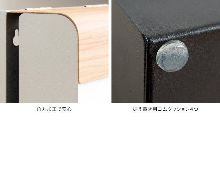 Nintendo Switch用 収納ケース TEER 卓上/壁掛け 木目柄 スチール製