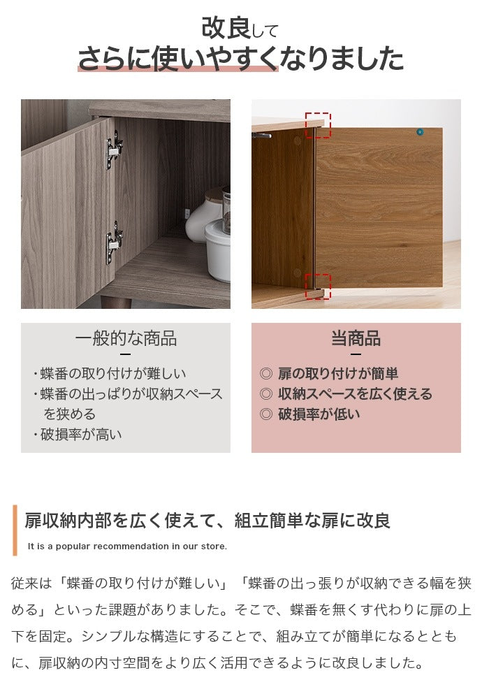 伸縮テレビ台 ローボード 幅95-142cm コーナー型にも変形 コンパクト