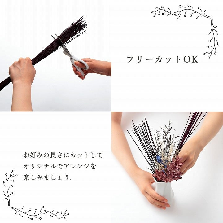 天然の消臭剤 Fragrass い草 70cm (50g束) インテリア 【5点以上組み合わせ】 オブジェ 国産 フラワーアレンジメント 抗菌防臭