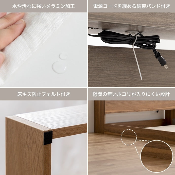 シングルベッド ベッドフレーム単品 ローベッド 2口コンセント付き 充電 フロアベッド 宮棚付き