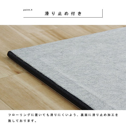 置き畳 ユニット畳 70x70cm 単品 フローリング対応 ヘリなし 撥水 トリム 日本製