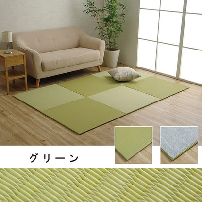 置き畳 ユニット畳 同色6枚セット（1枚70x70cm） 単品 フローリング対応 ヘリなし 撥水 トリム 日本製