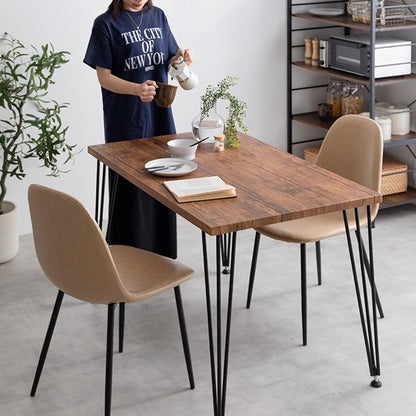 ダイニングテーブル単品 110x70cm ヴィンテージ風 コンパクト 作業デスク