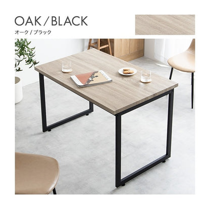 ダイニングテーブル 単品 110x70cm コンパクト PVC カフェ ヴィンテージ