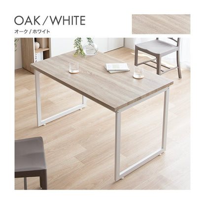 ダイニングテーブル 単品 110x70cm コンパクト PVC カフェ ヴィンテージ